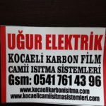 Kocaeli karbon film cami isitma ve sessiz panosu